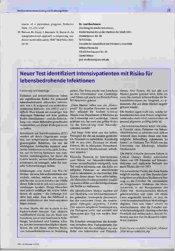 Vorschauseite 3: Medikamentenverwechslung und Dosierungsfehler