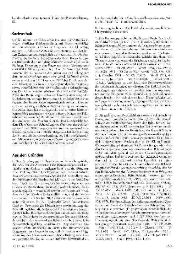 Vorschauseite 2: Arzthaftung: Beweislastverteilung und Abgrenzung zwischen Primärund Sekundärschaden