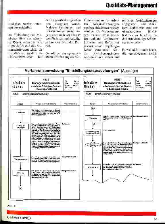 Vorschauseite 5: Qualität im Integrierten Managementsystem eines Arbeitsmedizinischen Zentrums: Ein Erfahrungsbericht
