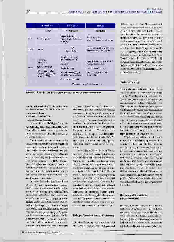 Vorschauseite 5: Zusammenarbeit von Rettungskräften und Sicherheitsbehörden bei bedrohlichen Lagen