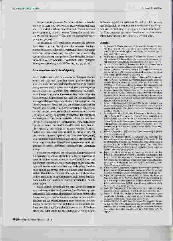 Vorschauseite 6: Neuropathische Schmerzen bei Querschnittlähmung - Klassifikation, Diagnostik und Therapie