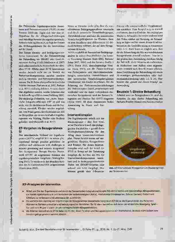 Vorschauseite 2: Behandlung Coaching Umfeldanpassung