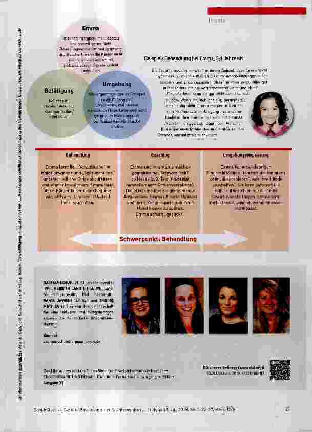 Vorschauseite 6: Behandlung Coaching Umfeldanpassung