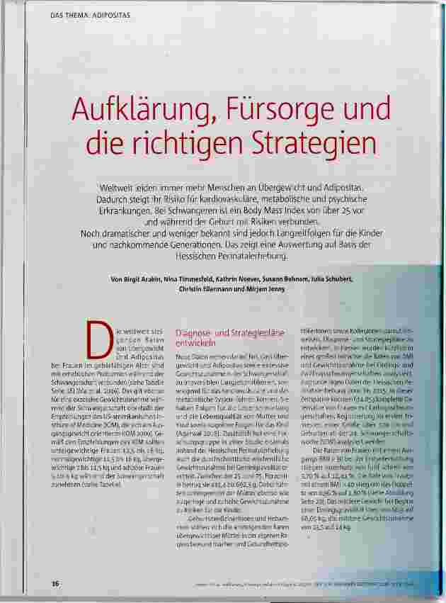 Vorschauseite 1: Aufklärung, Fürsorge und die richtigen Strategien