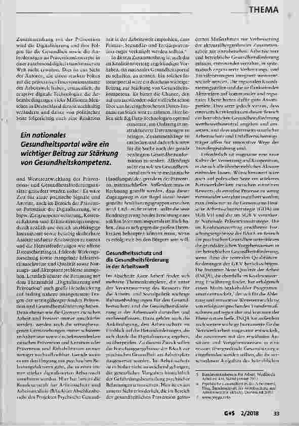 Vorschauseite 3: Prävention und Gesundheitsförderung zwischen Erneuerung und Konsolidierung