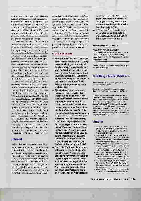 Vorschauseite 5: Doping für das Gehirn