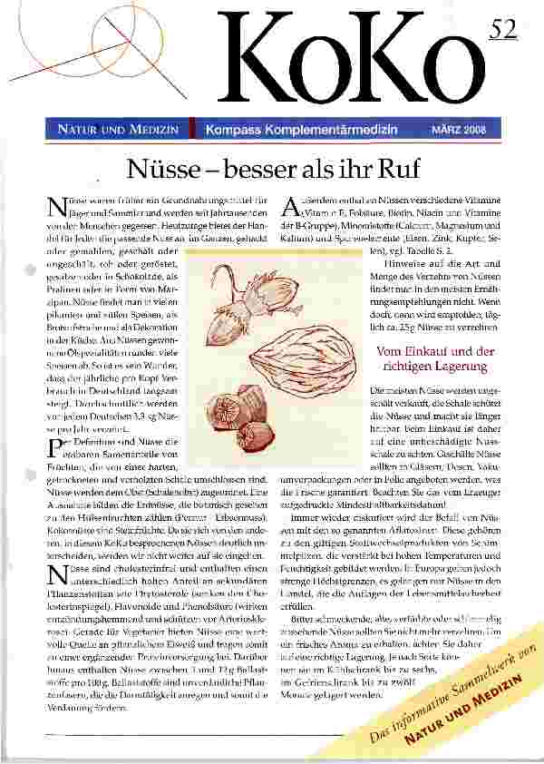 Vorschauseite 1: Nüsse - besser als ihr Ruf