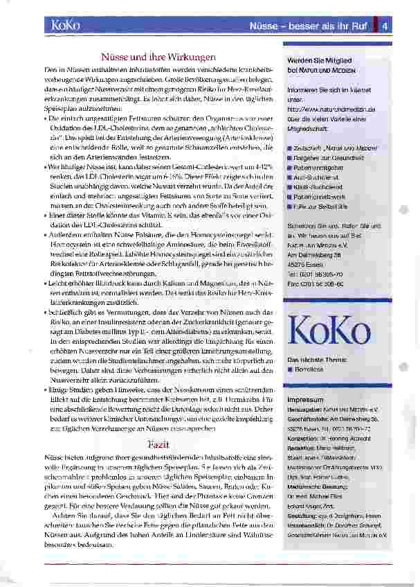 Vorschauseite 4: Nüsse - besser als ihr Ruf