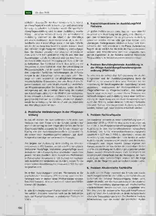 Vorschauseite 2: Die Umsetzung des Pflegeberufegesetzes