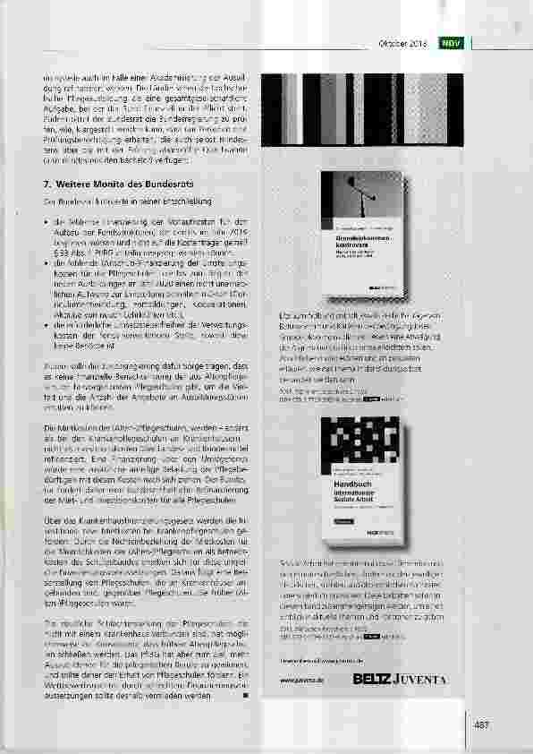 Vorschauseite 3: Die Umsetzung des Pflegeberufegesetzes