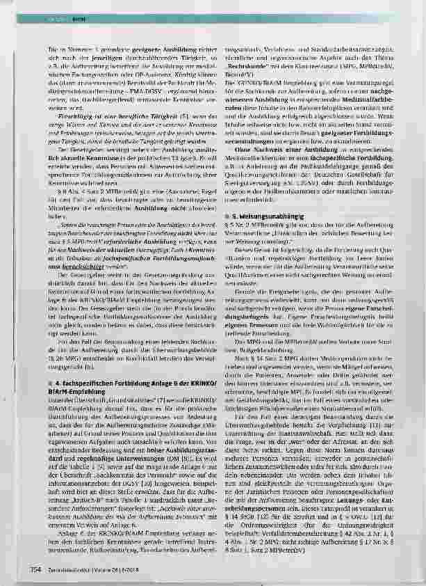 Vorschauseite 2: § 5 Nr. Z MPBetreibV „hinsichtlich der fachlichen Beurteilung keiner Weisung unterliegt