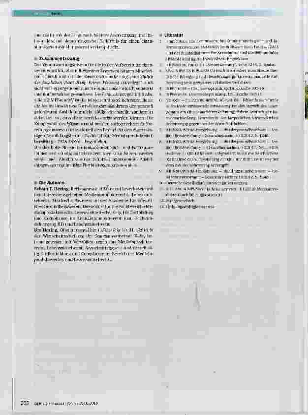 Vorschauseite 4: § 5 Nr. Z MPBetreibV „hinsichtlich der fachlichen Beurteilung keiner Weisung unterliegt
