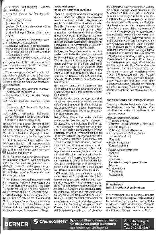 Vorschauseite 4: Das klimakterische Syndrom 2. Teil