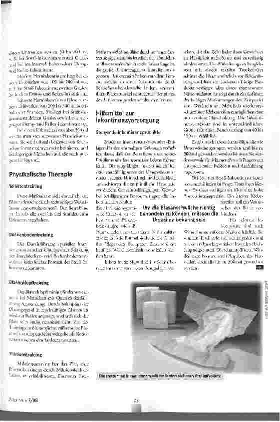 Vorschauseite 2: Hilfe bei Inkontinenz