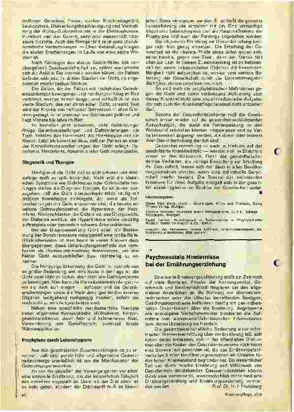 Vorschauseite 2: Wohlstandssymptom Gicht