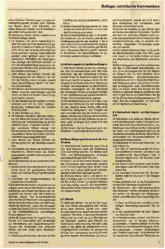 Vorschauseite 2: Das Mutterschutzgesetz / Die Anwendung unter besonderer Berücksichtigung der Situation im Krankenhaus