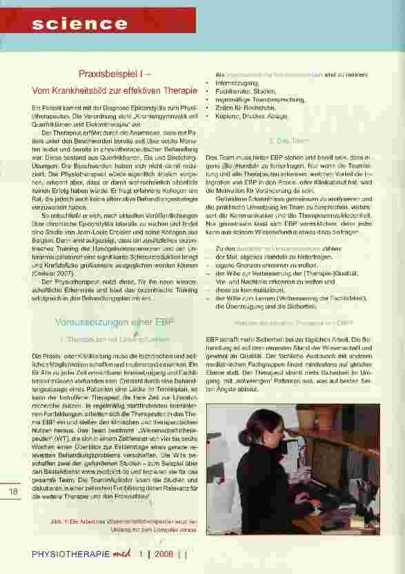 Vorschauseite 2: Wissenschaft im therapeutischen Alltagganz praktisch