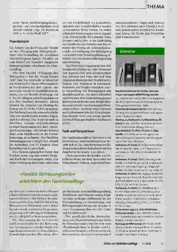 Vorschauseite 3: Vom Vereinsheim zur Begegnungsstätte