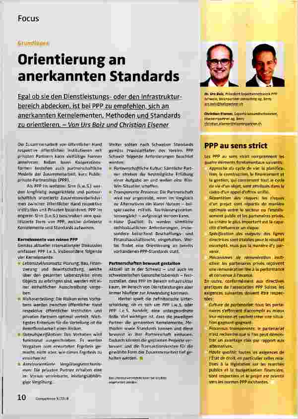 Vorschauseite 1: Orientierung an anerkannten Standards