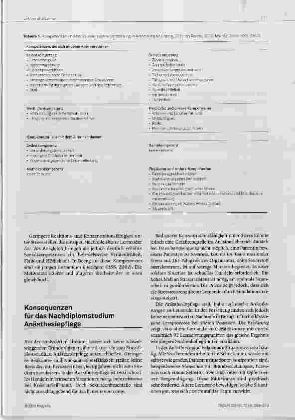 Vorschauseite 3: Ältere Studierende sind lernund leistungsfähig!