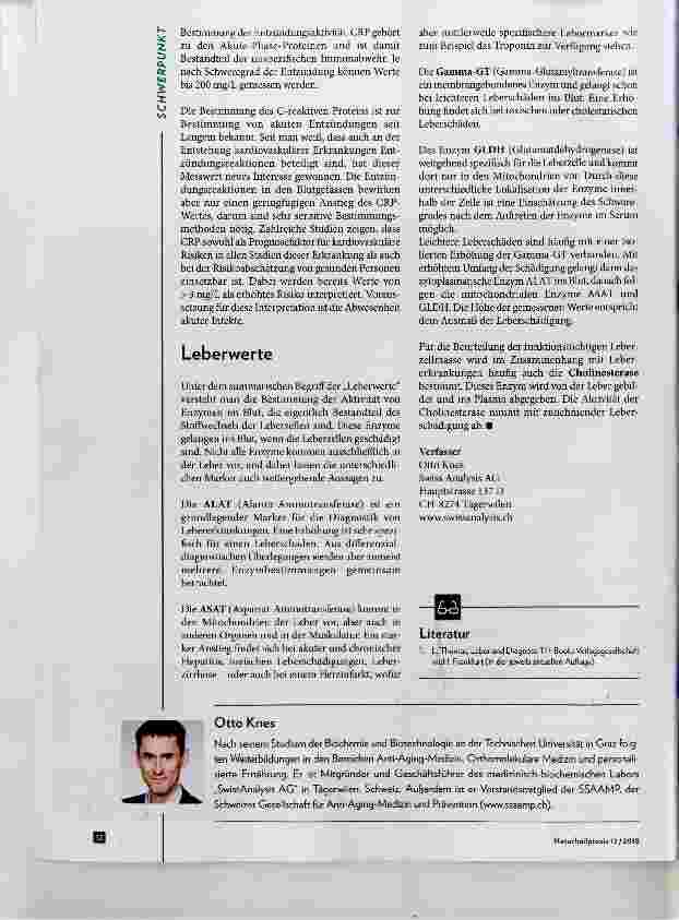 Vorschauseite 3: Wichtige Laborwerte und deren Interpretation