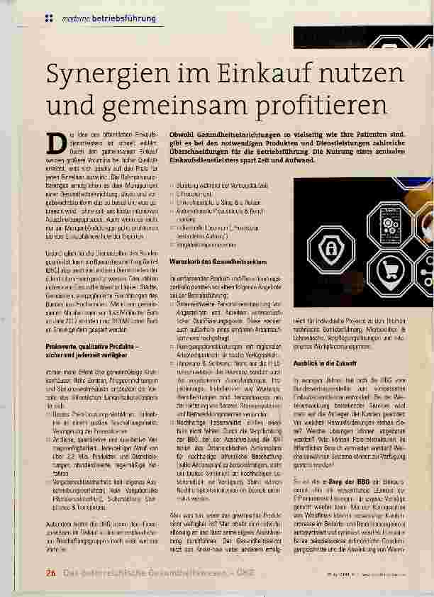 Vorschauseite 1: Synergien im Einkauf nutzen und gemeinsam profitieren