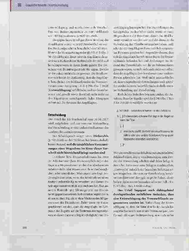 Vorschauseite 2: Unerlaubtes sich Verschaffen von Betäubungsmitteln (Oxycodon)