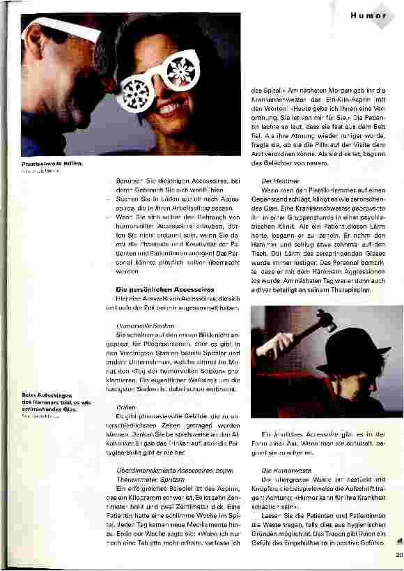 Vorschauseite 2: Von humorvollen Socken und überdimensionierten Spritzen