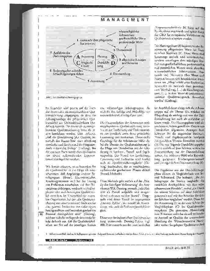 Vorschauseite 5: Arbeit in Qualitätszirkeln - ein Weg zur Sicherung der Pflegequalität (Durch eine spezielle Form der Gruppenarbeit können neue Handlungsspielräume in Krankenhäusern gewonnen werde…
