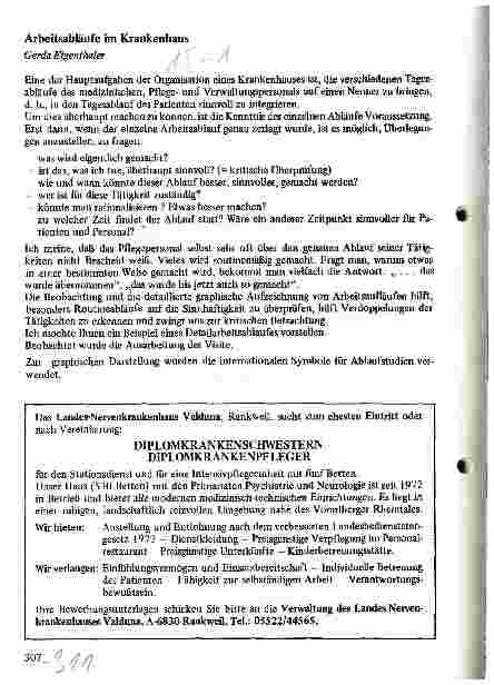 Vorschauseite 1: Arbeitsabläufe im Krankenhaus
