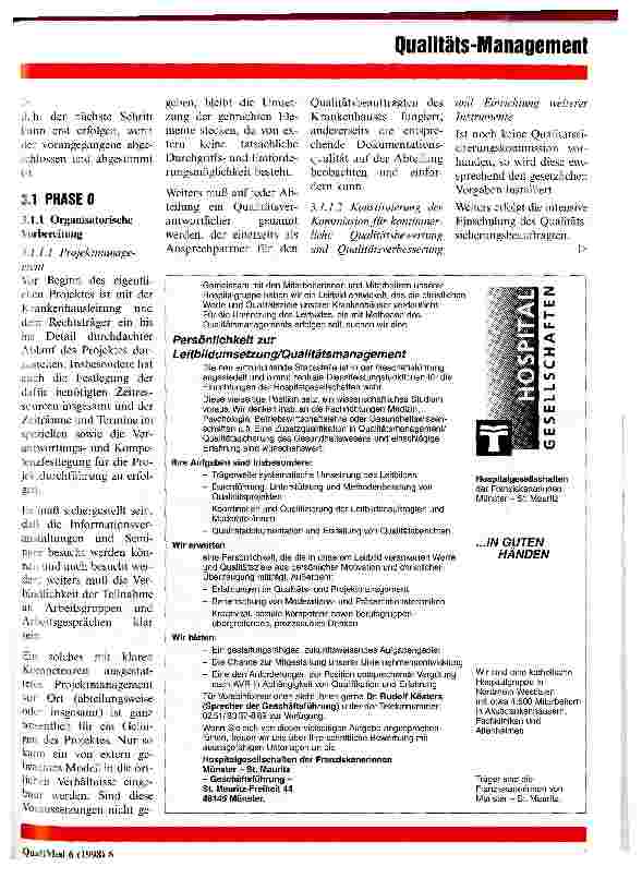 Vorschauseite 2: Instrumente für kontinuierliche Qualitätsverbesserung und medizin-ökonomisches Controlling (IQC)