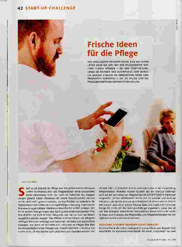 Vorschauseite 1: Frische Ideen für die Pflege