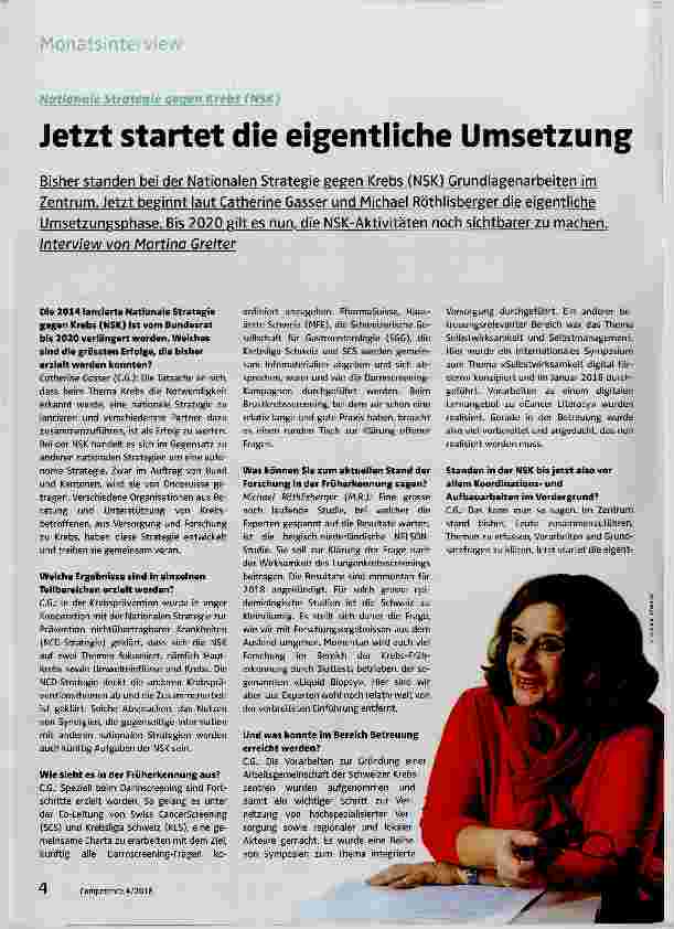 Vorschauseite 1: Jetzt startet die eigentliche Umsetzung