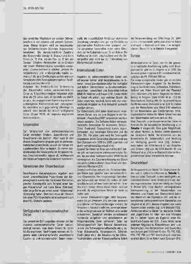 Vorschauseite 3: Anthropometrische Daten für Medizinprodukte