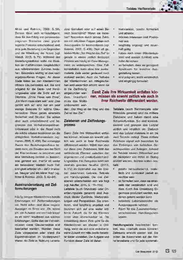 Vorschauseite 3: Zielformulierungen als zentraler Bestandteil der Beziehungsgestaltung