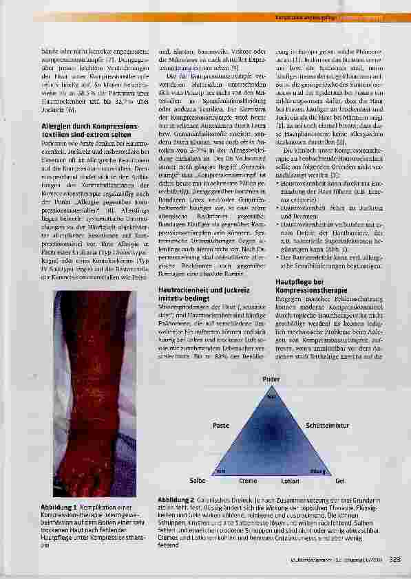 Vorschauseite 2: Kompressionstherapie und Hautpflege