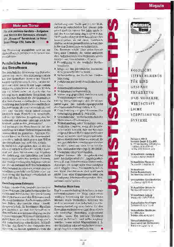 Vorschauseite 2: Steffen,U. Bestellung eines Betreuers