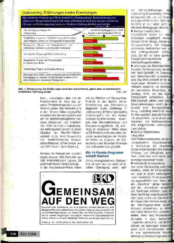 Vorschauseite 4: Outsourcing oder Re-Sourcing Kernkompetenz ist die Managementfähigkeit