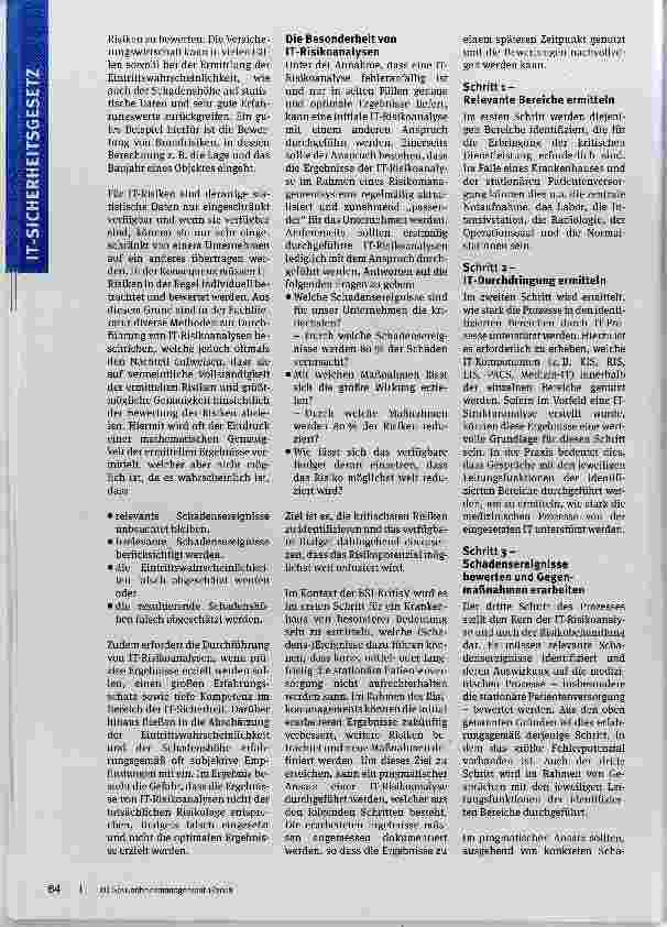Vorschauseite 2: IT-Sicherheitsgesetz Vom Risiko zur Maßnahme