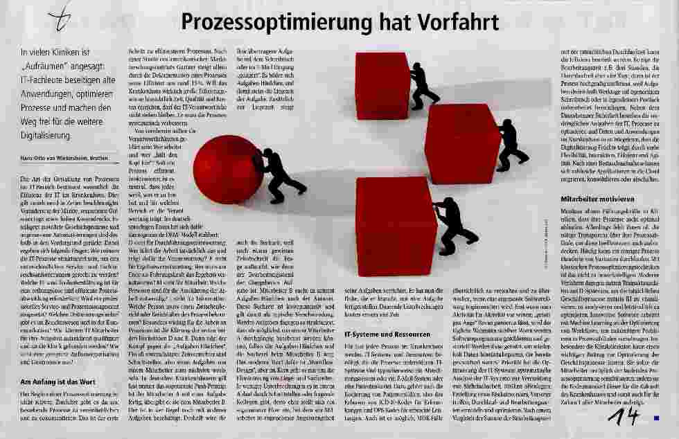 Vorschauseite 1: Prozessoptimierung hat Vorfahrt
