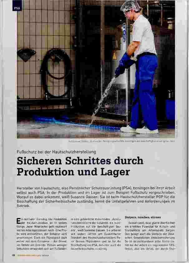Vorschauseite 1: Sicheren Schrittes durch Produktion und Lager
