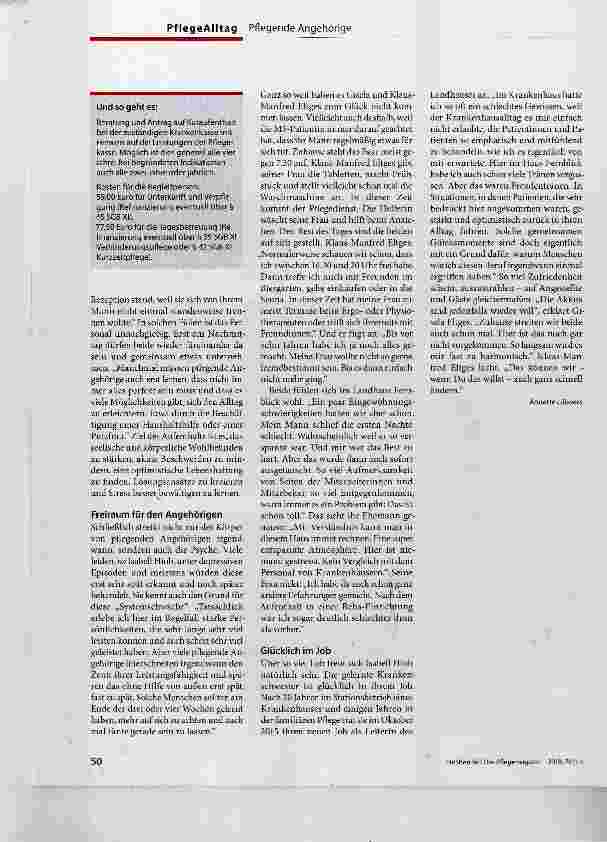 Vorschauseite 3: Auszeit von der Pflege: „Die Akkus sind wieder voll