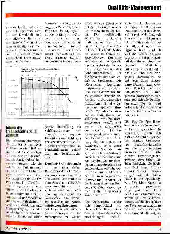 Vorschauseite 2: Der Patient als Experte - Gedanken zur Qualitätssicherung in der Medzin