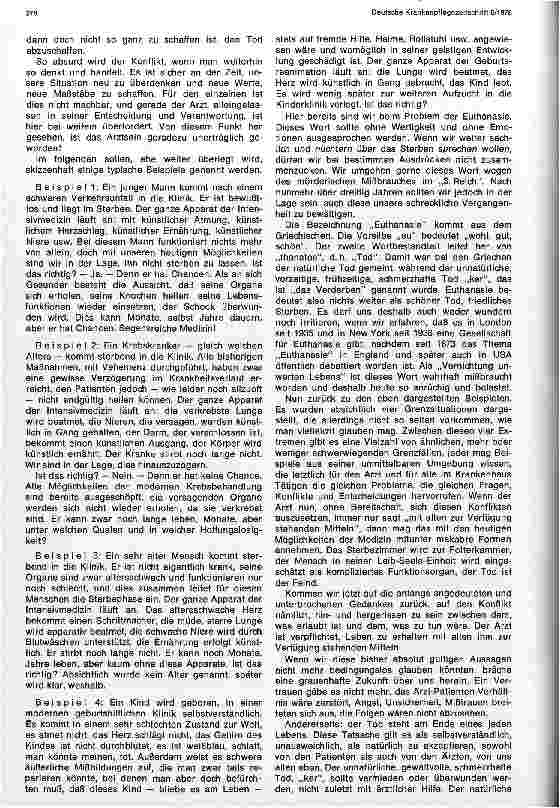 Vorschauseite 3: Unser Umgang mit Sterbenden