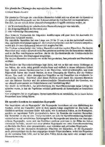 Vorschauseite 1: Die plastische Chirurgie der männlichen Harnröhre