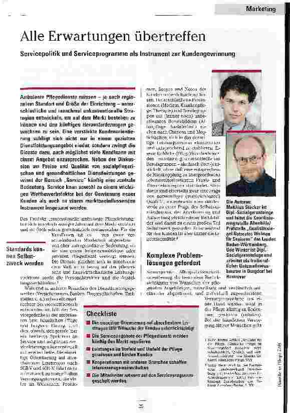 Vorschauseite 1: Alle Erwartungen übertreffen Servicepolitik und Serviceprogramme als Instrument der Kundengewinnung