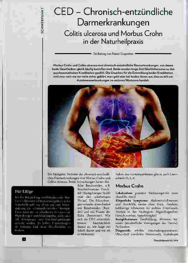 Vorschauseite 1: CED - Chronisch-entzündliche Darmerkrankungen