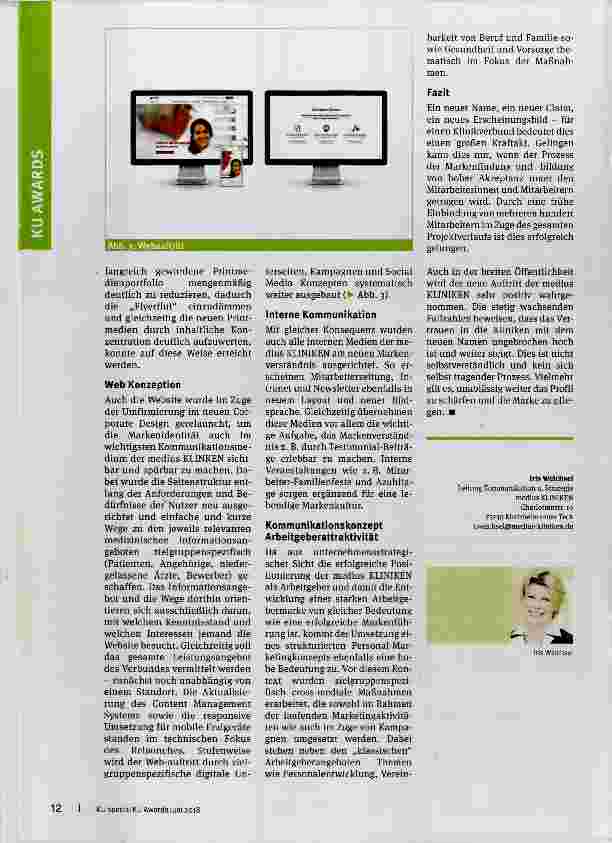 Vorschauseite 3: Neue Wege im Klinikmarketing