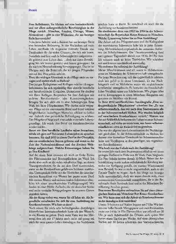 Vorschauseite 2: Eine Genugtuung, zu sehen, dass der Berufsstand zunehmend erwachsen wird