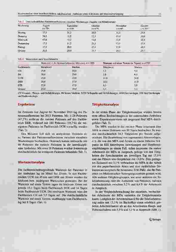 Vorschauseite 5: Prozessanalyse einer interdisziplinären onkologischen Ambulanz eines Klinikums der Maximalversorgung
